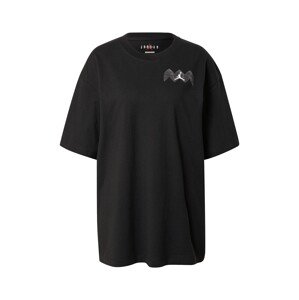 Jordan Oversized tričko šedá / černá / bílá