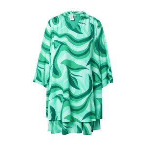 Y.A.S Košilové šaty 'SWIRL'  jedle / trávově zelená / světle zelená