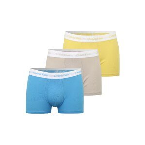 Calvin Klein Underwear Boxerky béžová / světlemodrá / světle žlutá