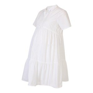 Pieces Maternity Košilové šaty 'VALDINE' bílá