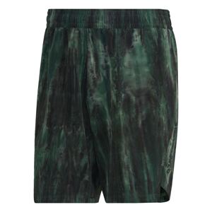 ADIDAS SPORTSWEAR Sportovní kalhoty zelený melír / černá