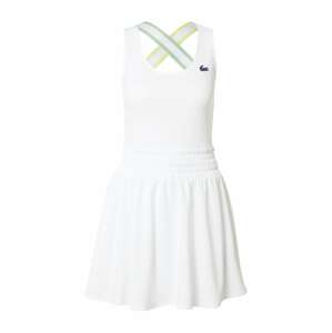Lacoste Sport Sportovní šaty  bílá / světle zelená / světle žlutá