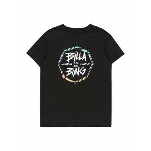 BILLABONG Funkční tričko 'OCTO HERO'  černá / světlemodrá / bílá / světle fialová