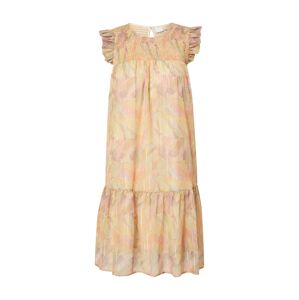 NÜMPH Letní šaty 'CATICHE'  světlemodrá / světle zelená / jasně oranžová / pastelově růžová