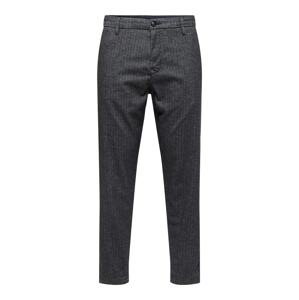 SELECTED HOMME Chino kalhoty 'YORK'  světle šedá / tmavě šedá