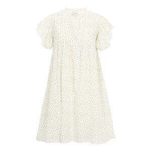 Lollys Laundry Košilové šaty 'Priya' trávově zelená / lilek / barva bílé vlny