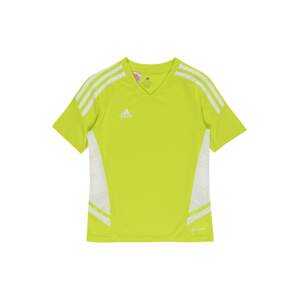 ADIDAS PERFORMANCE Funkční tričko  svítivě žlutá / bílá