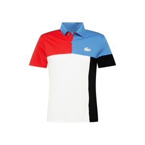 Lacoste Sport Funkční tričko  bílá / nebeská modř / červená / černá