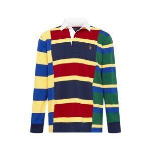 Polo Ralph Lauren Tričko 'RUGBY' námořnická modř / žlutá / zelená / červená