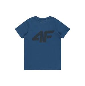 4F Funkční tričko  černá / enciánová modrá