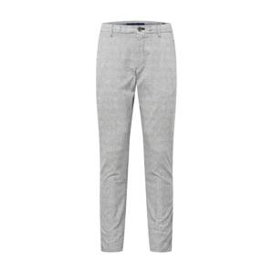 JOOP! Jeans Chino kalhoty 'Maxton'  světle šedá / bílá