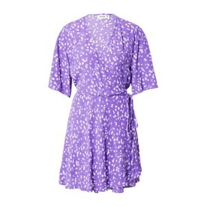 WEEKDAY Letní šaty 'Kimberly' fialová / bílá