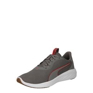PUMA Sportovní boty  tmavě šedá / červená