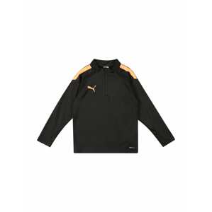 PUMA Funkční tričko 'Team LIGA 14'  černá / stříbrně šedá / jasně oranžová
