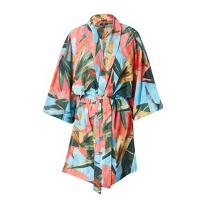Mavi Kimono  světlemodrá / jedle / oranžová / korálová