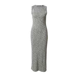 ESPRIT Úpletové šaty antracitová / šedý melír