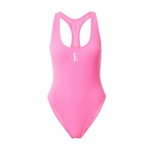 Calvin Klein Swimwear Plavky  pink / bílá / růžová