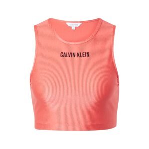 Calvin Klein Swimwear Horní díl plavek pastelově červená / černá