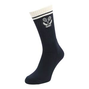 GANT Ponožky  tmavě modrá / bílá