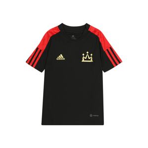 ADIDAS PERFORMANCE Funkční tričko  zlatá / ohnivá červená / černá