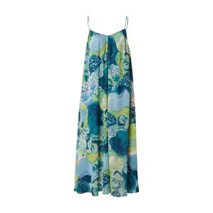 Esprit Collection Letní šaty  modrá / pastelově zelená / bílá