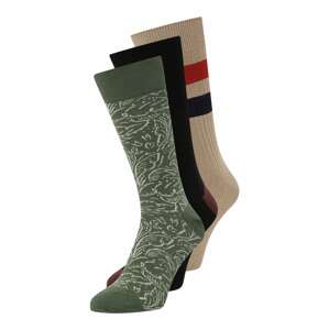 Ted Baker Ponožky 'GRENONE'  béžová / zelená / černá / bílá