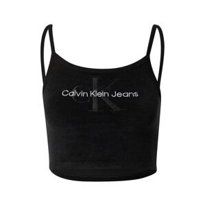 Calvin Klein Jeans Top  antracitová / černá / bílá