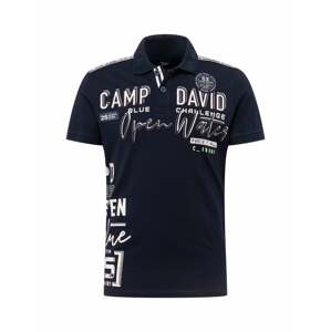 CAMP DAVID Tričko  námořnická modř / offwhite
