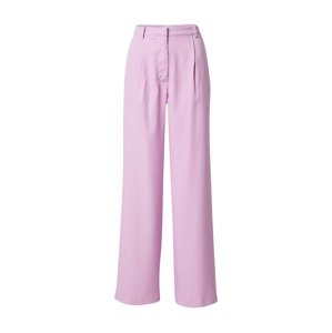 NA-KD Kalhoty s puky světle růžová