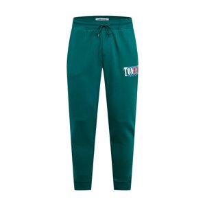 Tommy Jeans Kalhoty  modrá / smaragdová / světle červená / bílá