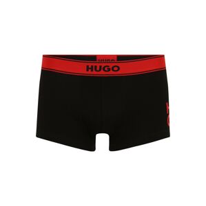 HUGO Boxerky 'EXCITE' červená / černá