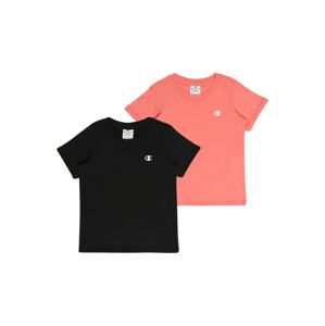 Champion Authentic Athletic Apparel Tričko  pink / černá / bílá