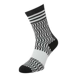 adidas by Stella McCartney Sportovní ponožky  černá / bílá