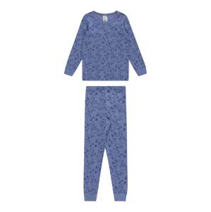 SCHIESSER Pyžamo 'Wild Animals' kouřově modrá / černá