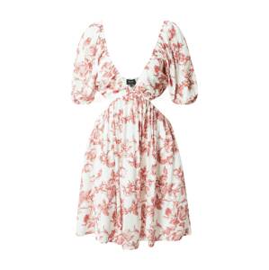 Bardot Letní šaty 'Eden' pastelově červená / bílá