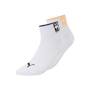 PUMA Ponožky  oranžová / černá / bílá