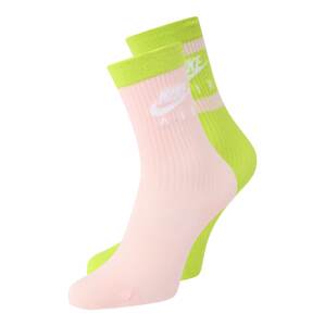 Nike Sportswear Ponožky  rákos / růžová / bílá