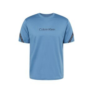 Calvin Klein Performance Funkční tričko  modrá / černá / bílá