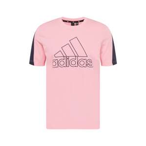 ADIDAS SPORTSWEAR Funkční tričko růžová / černá