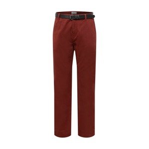 Lindbergh Chino kalhoty  tmavě červená