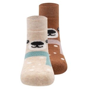 EWERS Ponožky  starobéžová / opálová / karamelová / bílá