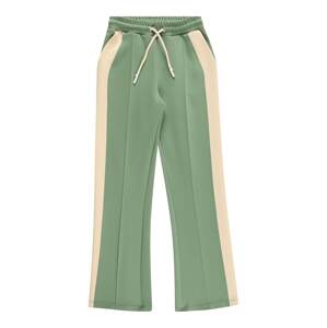 GRUNT Kalhoty 'Kehlani'  písková / světle zelená