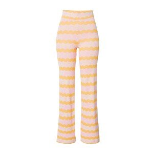 Cotton On Body Pyžamové kalhoty světle žlutá / fialová / jasně oranžová