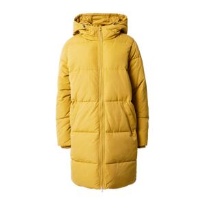 VILA Zimní kabát 'TRUST' tmavě žlutá