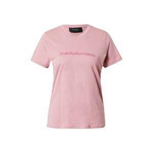PEAK PERFORMANCE Funkční tričko  pink / růžová