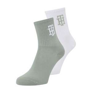 Tommy Hilfiger Underwear Ponožky  pastelově zelená / bílá