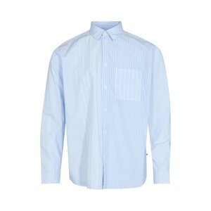 minimum Košile 'Katto' kouřově modrá / světlemodrá / bílá