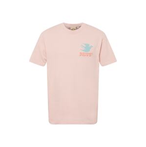DEUS EX MACHINA Tričko 'Budgies'  světlemodrá / růžová / melounová