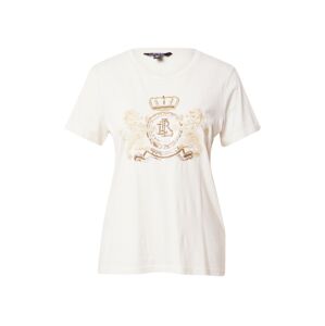 Lauren Ralph Lauren Tričko 'KATLIN'  krémová / zlatá