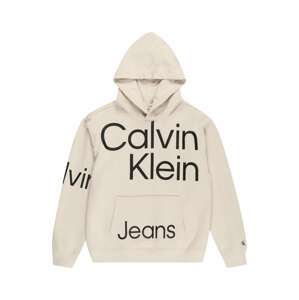 Calvin Klein Jeans Mikina 'BOLD'  režná / černá